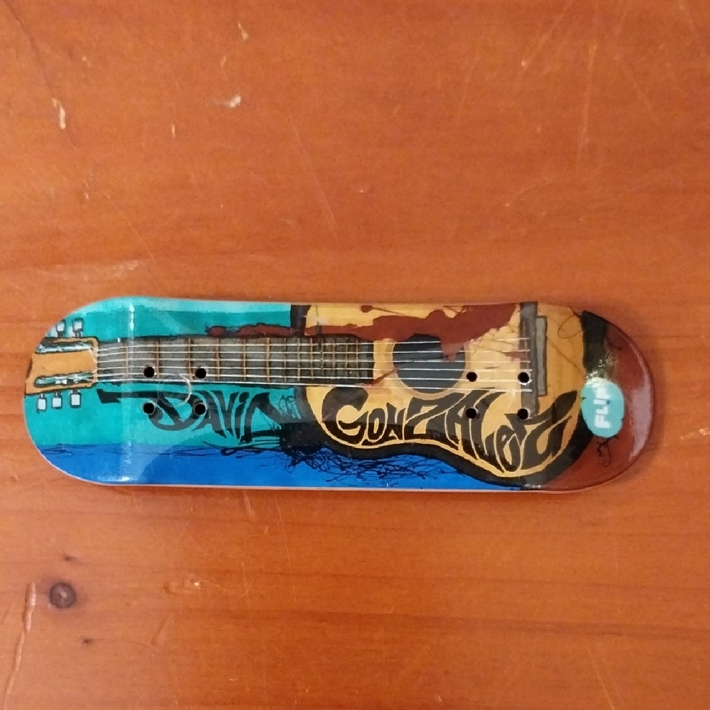 Rare Tech Deck Flip-David Gonzalez Finger Board 96mm Skateboard